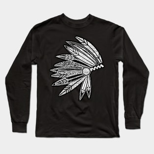 Headdress of a chief Long Sleeve T-Shirt